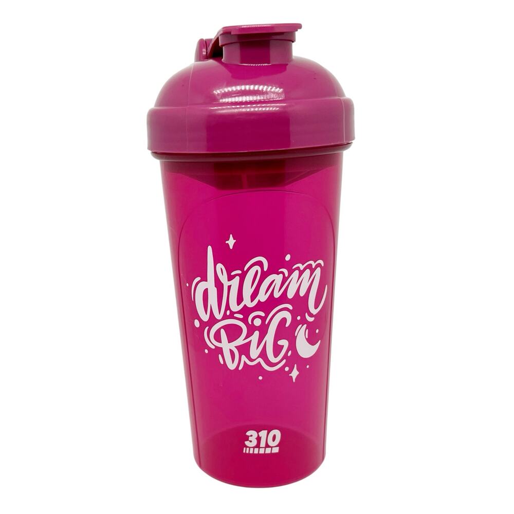 NEW 310 Nutrition Bright Pink Dream Big Shaker Cup Tumbler